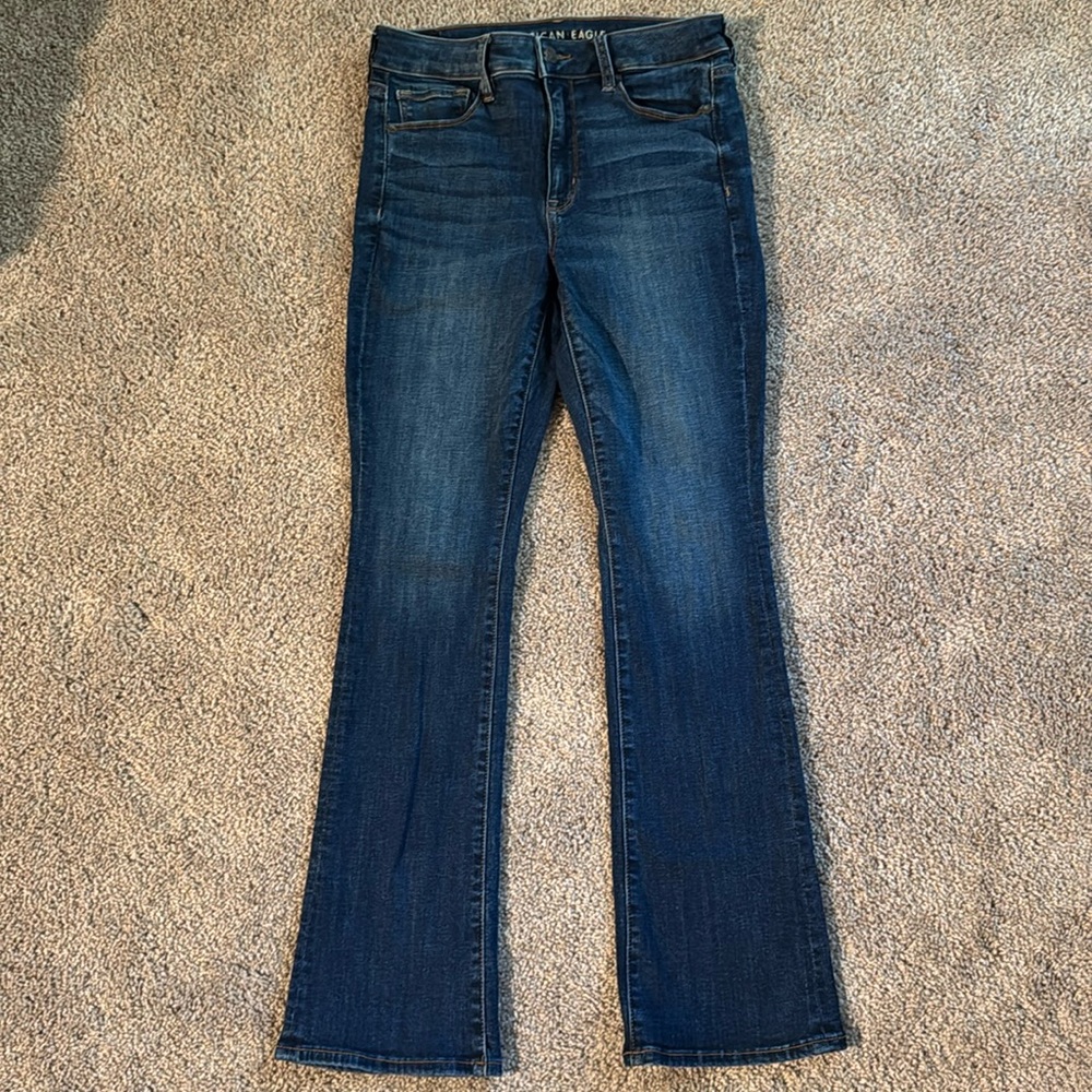 🔥5 for $10 American Eagle Outfitters Dark Blue Jeans